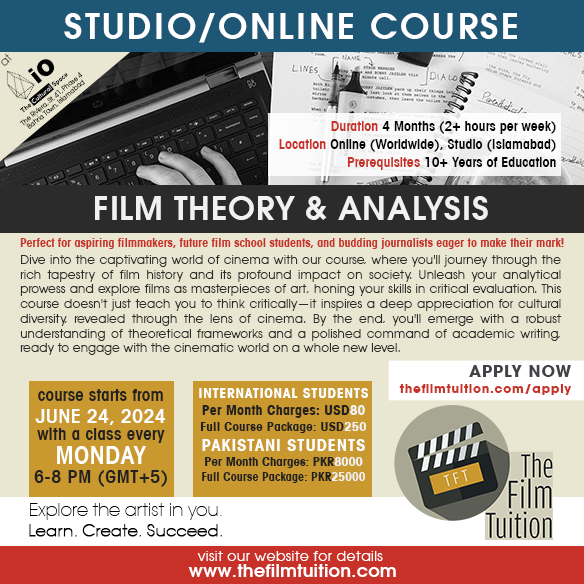 Online Course FILM PRODUCTION Recommended for aspiring filmmakers and content creators. 